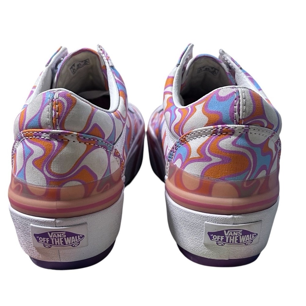 Vans Old Skool Stacked Sneaker UV Ink Peace Purple W Size 8.5, M 7 - VN0A4U154RP - Picture 5 of 7